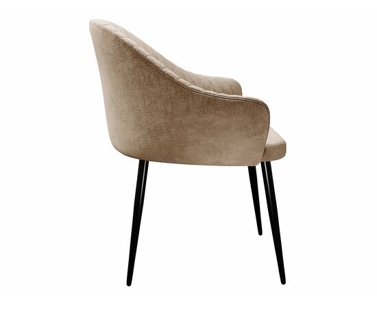 Стул DikLine 440 TW05 капучино, ножки черные, изображение 4 | Интернет магазин мебели и декора LifeDekor