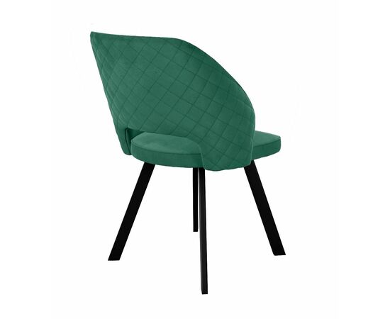 Стул DikLine 274 поворотный Z39 авокадо, ножки черные, изображение 2 | Интернет магазин мебели и декора LifeDekor