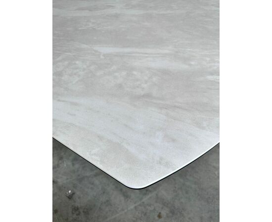 Стол IVAR 180 MARBLES TL-109 Серый мрамор, испанская керамика/Шоколадное золото каркас, ®DISAUR, изображение 2 | Интернет магазин мебели и декора LifeDekor