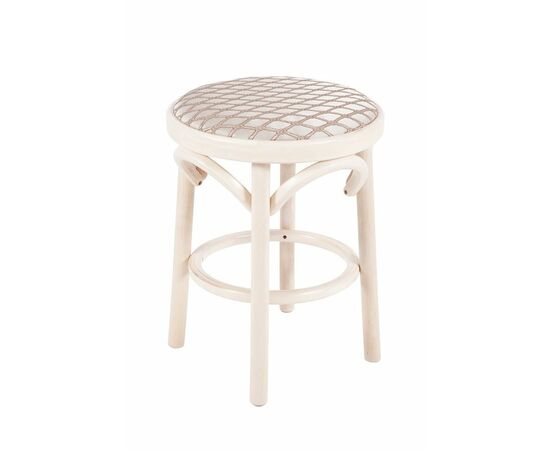 Табурет Венский мягкий (беленый дуб, ткань 1 beige), изображение 2 | Интернет магазин мебели и декора LifeDekor