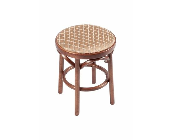 Табурет Венский мягкий (средний тон, ткань 2 caramel) | Интернет магазин мебели и декора LifeDekor