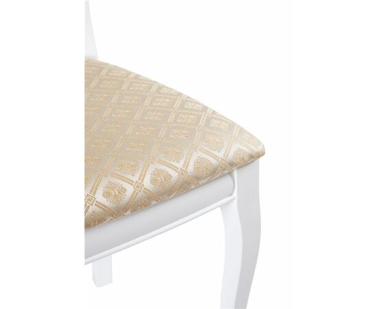 Стул Кентавр (Белый/ткань Santa Beige), изображение 4 | Интернет магазин мебели и декора LifeDekor