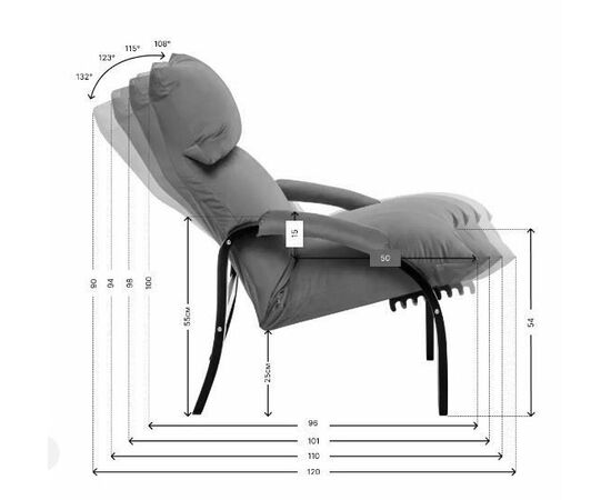 Кресло-трансформер Морган (Венге/ткань V 48), изображение 9 | Интернет магазин мебели и декора LifeDekor