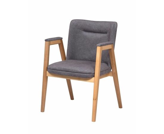 Кресло Мадонна (бук/ткань Айсберг грей), изображение 2 | Интернет магазин мебели и декора LifeDekor