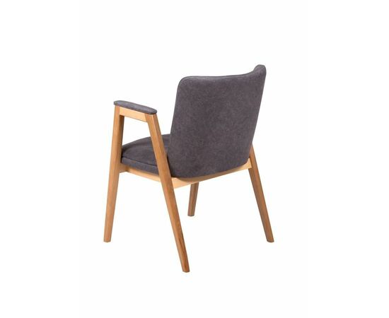 Кресло Мадонна (бук/ткань Айсберг грей), изображение 5 | Интернет магазин мебели и декора LifeDekor