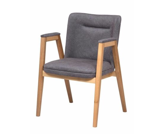 Кресло Мадонна (бук/ткань Айсберг грей) | Интернет магазин мебели и декора LifeDekor