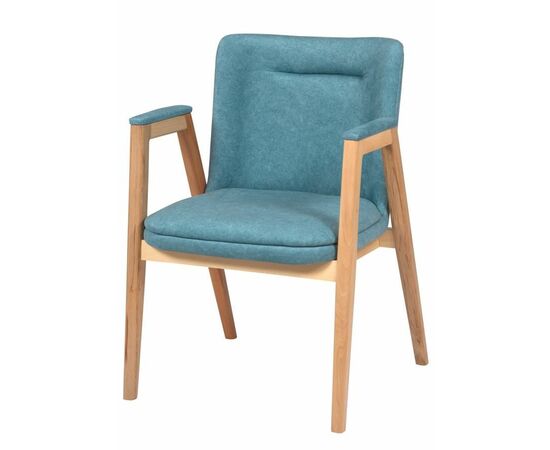 Кресло "Мадонна" (бук/ткань Айсберг логан) | Интернет магазин мебели и декора LifeDekor