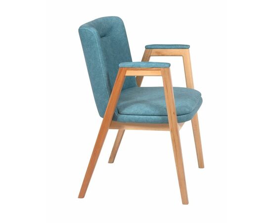 Кресло "Мадонна" (бук/ткань Айсберг логан), изображение 4 | Интернет магазин мебели и декора LifeDekor