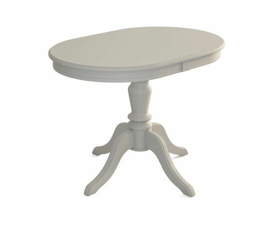 Стол обеденный овальный раздвижной Капелла-2  (Эмаль 11/Слоновая кость) Тип 2 | Интернет магазин мебели и декора LifeDekor