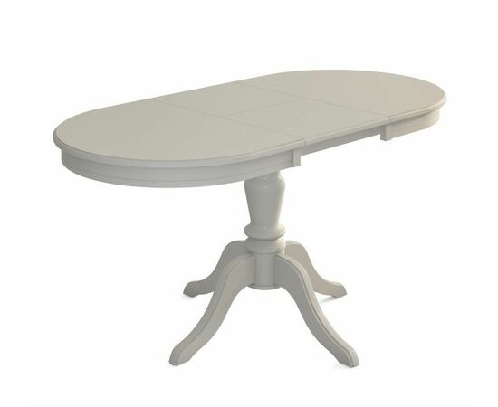 Стол обеденный овальный раздвижной Капелла-2  (Эмаль 11/Слоновая кость) Тип 2, изображение 2 | Интернет магазин мебели и декора LifeDekor