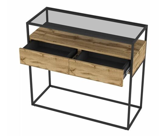 Консоль "Эйден" (Дуб вотан), изображение 2 | Интернет магазин мебели и декора LifeDekor