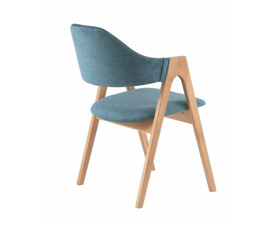 Стул "Мартон 2" (бук/ткань Айсберг логан), изображение 2 | Интернет магазин мебели и декора LifeDekor