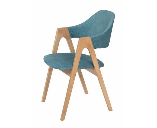 Стул "Мартон 2" (бук/ткань Айсберг логан), изображение 3 | Интернет магазин мебели и декора LifeDekor