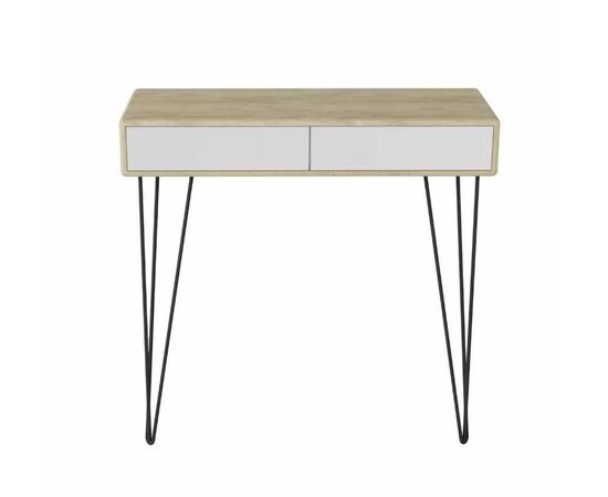 Консоль "Телфорд" (Дуб сонома/Белый) | Интернет магазин мебели и декора LifeDekor