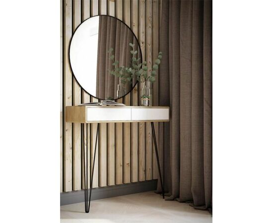 Консоль "Телфорд" (Дуб сонома/Белый), изображение 2 | Интернет магазин мебели и декора LifeDekor