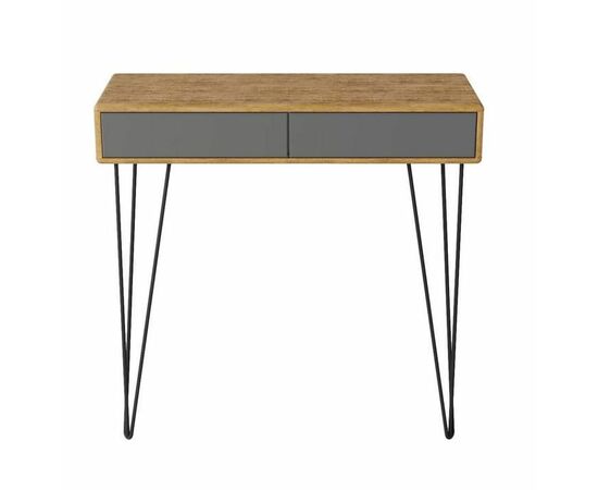 Консоль "Телфорд" (Дуб американский/Графит) | Интернет магазин мебели и декора LifeDekor