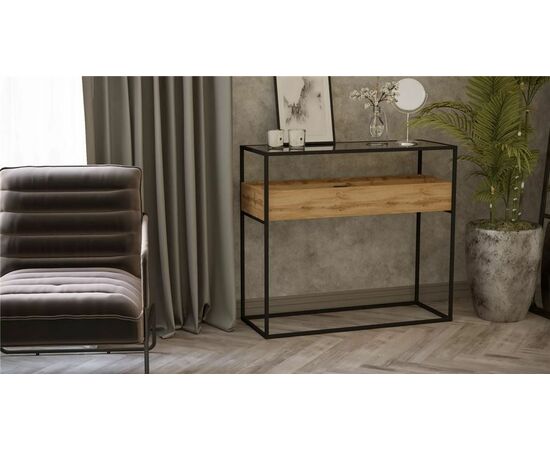 Консоль "Кассо" (Дуб вотан), изображение 3 | Интернет магазин мебели и декора LifeDekor