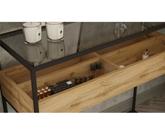 Консоль "Кассо" (Дуб вотан), изображение 4 | Интернет магазин мебели и декора LifeDekor