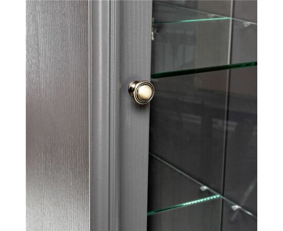 Шкаф- витрина "Джульетта" (серый ясень) Вис, изображение 4 | Интернет магазин мебели и декора LifeDekor