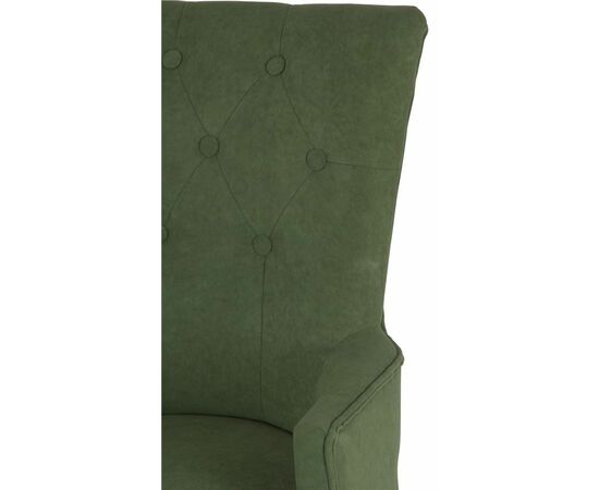 Кресло Виктория (эмаль белая / G09 - малахит), изображение 3 | Интернет магазин мебели и декора LifeDekor