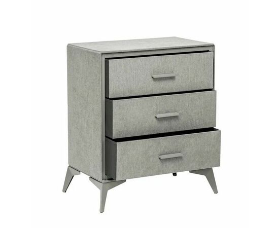 Комод Кассио 3 ящика (Серый), изображение 3 | Интернет магазин мебели и декора LifeDekor