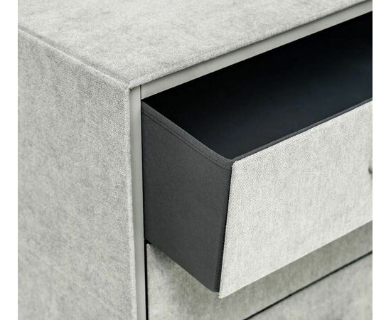 Комод Кассио 3 ящика (Серый), изображение 5 | Интернет магазин мебели и декора LifeDekor