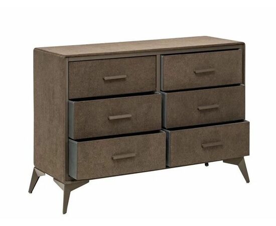 Комод Кассио 6 ящиков (Коричневый), изображение 2 | Интернет магазин мебели и декора LifeDekor