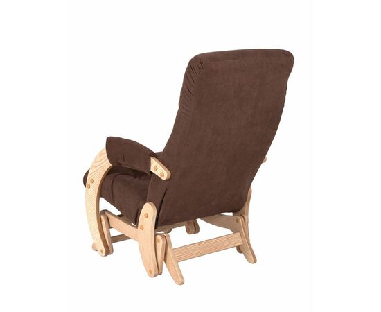 Кресло- гляйдер Модель 68 (Verona Brown/натуральное дерево/шпон), изображение 3 | Интернет магазин мебели и декора LifeDekor