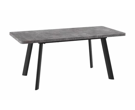 Cтол раздвижной Leon Lux Radial-180 (Дымчатая керамика/черный) 180(240)х95, изображение 2 | Интернет магазин мебели и декора LifeDekor