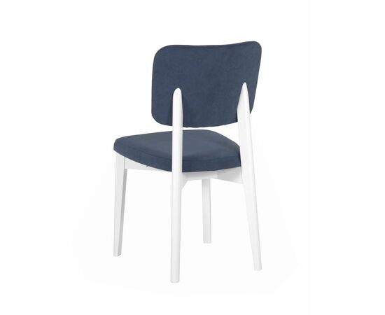 Стул "Орион" (Белая эмаль / ткань Classic Blue), изображение 3 | Интернет магазин мебели и декора LifeDekor