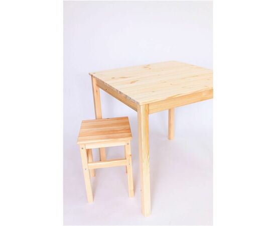 Стол квадратный 75х75 (не окрашенный), изображение 2 | Интернет магазин мебели и декора LifeDekor