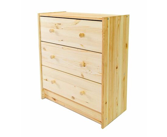 Комод Р3 (3 ящика/не окрашенный) | Интернет магазин мебели и декора LifeDekor