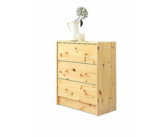 Комод Р3 (3 ящика/не окрашенный), изображение 5 | Интернет магазин мебели и декора LifeDekor