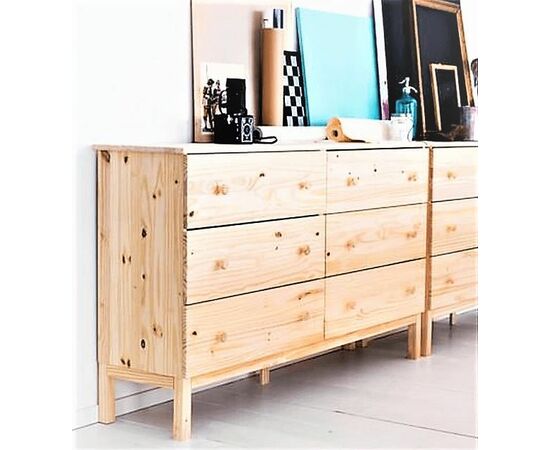 Комод Т6 (6 ящиков/не окрашенный), изображение 3 | Интернет магазин мебели и декора LifeDekor