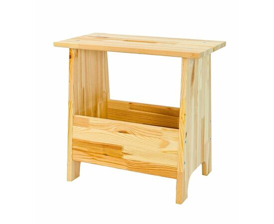 Табурет с отделением для хранения (не окрашенная), изображение 2 | Интернет магазин мебели и декора LifeDekor