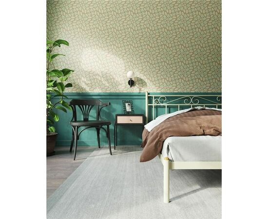 Кровать "Франческа" без изножья (180х200/ноги металл/цвет Бежевый), изображение 2 | Интернет магазин мебели и декора LifeDekor