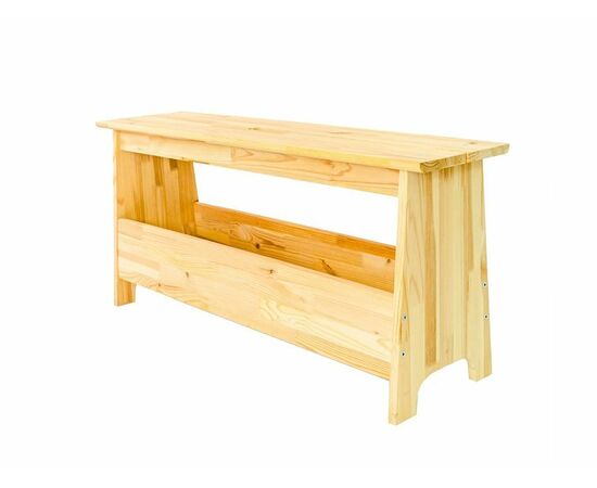 Скамья с отделением для хранения (не окрашенная) | Интернет магазин мебели и декора LifeDekor