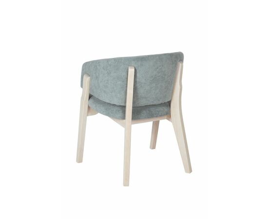 Кресло Милана (беленый дуб / ткань Т11 - св. бирюзовый), изображение 3 | Интернет магазин мебели и декора LifeDekor