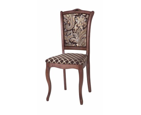 Стул Константа (тон 317 + патина черная/ткань Афитап коричневый/компаньон), изображение 2 | Интернет магазин мебели и декора LifeDekor