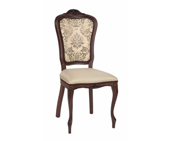 Стул Виконт (тон 317+ патина чёрная/ткань Агата серая/компаньон(Ц)) | Интернет магазин мебели и декора LifeDekor