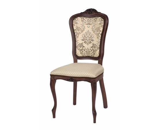 Стул Виконт (тон 317+ патина чёрная/ткань Агата серая/компаньон(Ц)), изображение 2 | Интернет магазин мебели и декора LifeDekor