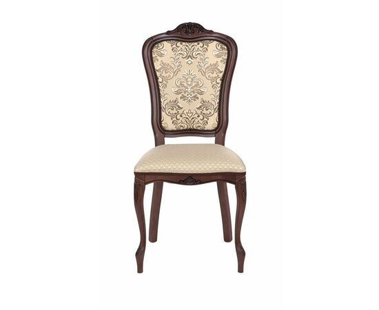 Стул Виконт (тон 317+ патина чёрная/ткань Агата серая/компаньон(Ц)), изображение 3 | Интернет магазин мебели и декора LifeDekor