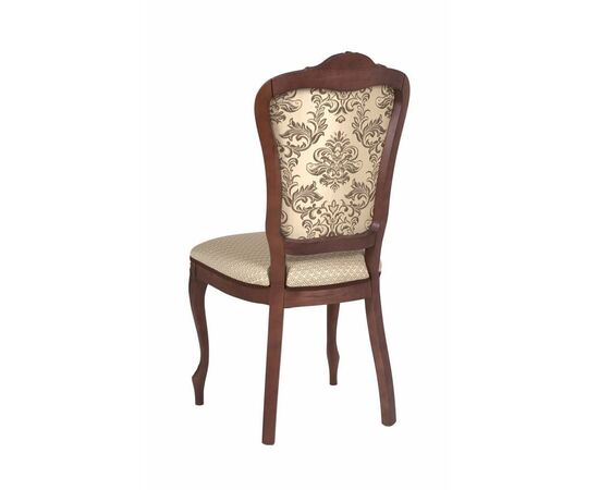 Стул Виконт (тон 317+ патина чёрная/ткань Агата серая/компаньон(Ц)), изображение 4 | Интернет магазин мебели и декора LifeDekor