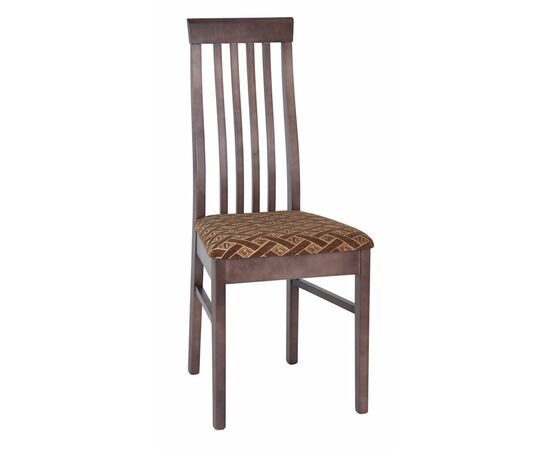 Стул Флёр (тон 317 темно-коричневый/ткань Хасира вишня) | Интернет магазин мебели и декора LifeDekor