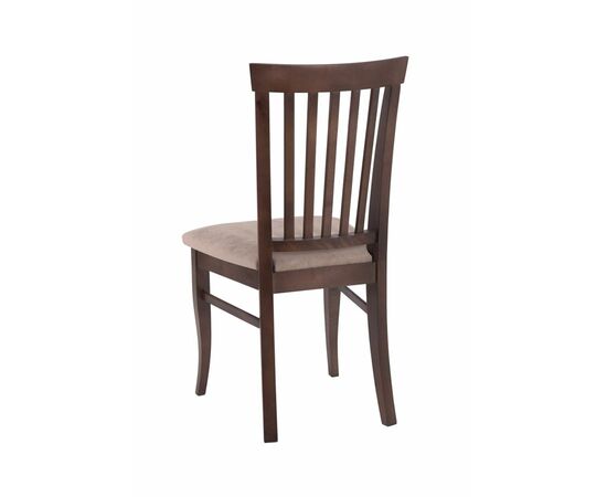 Стул полумягкий Лотос (Темный орех/ткань Опера беж), изображение 3 | Интернет магазин мебели и декора LifeDekor