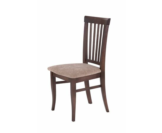 Стул полумягкий Лотос (Темный орех/ткань Опера беж), изображение 4 | Интернет магазин мебели и декора LifeDekor