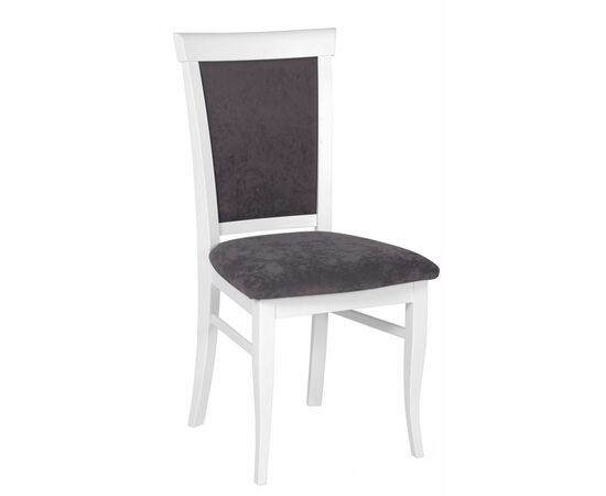 Стул мягкий Лотос (Белый/ткань Опера графайт) | Интернет магазин мебели и декора LifeDekor