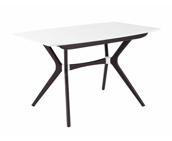 Стол Марко (1300*820+320/цвет столешницы Белый/цвет ножек Венге) | Интернет магазин мебели и декора LifeDekor