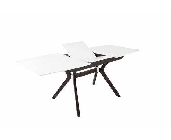 Стол Пекин (1400*820+400/цвет столешницы Белый/цвет ножек Венге), изображение 3 | Интернет магазин мебели и декора LifeDekor