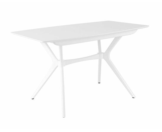 Стол Марко (1300*820+320/цвет столешницы Белый/цвет ножек Белый) | Интернет магазин мебели и декора LifeDekor
